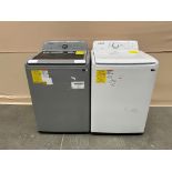 Lote de 2 lavadoras contiene: 1 Lavadora de 20 KG Marca SAMSUNG, Modelo WA20A3350GW, Serie 0027IF,