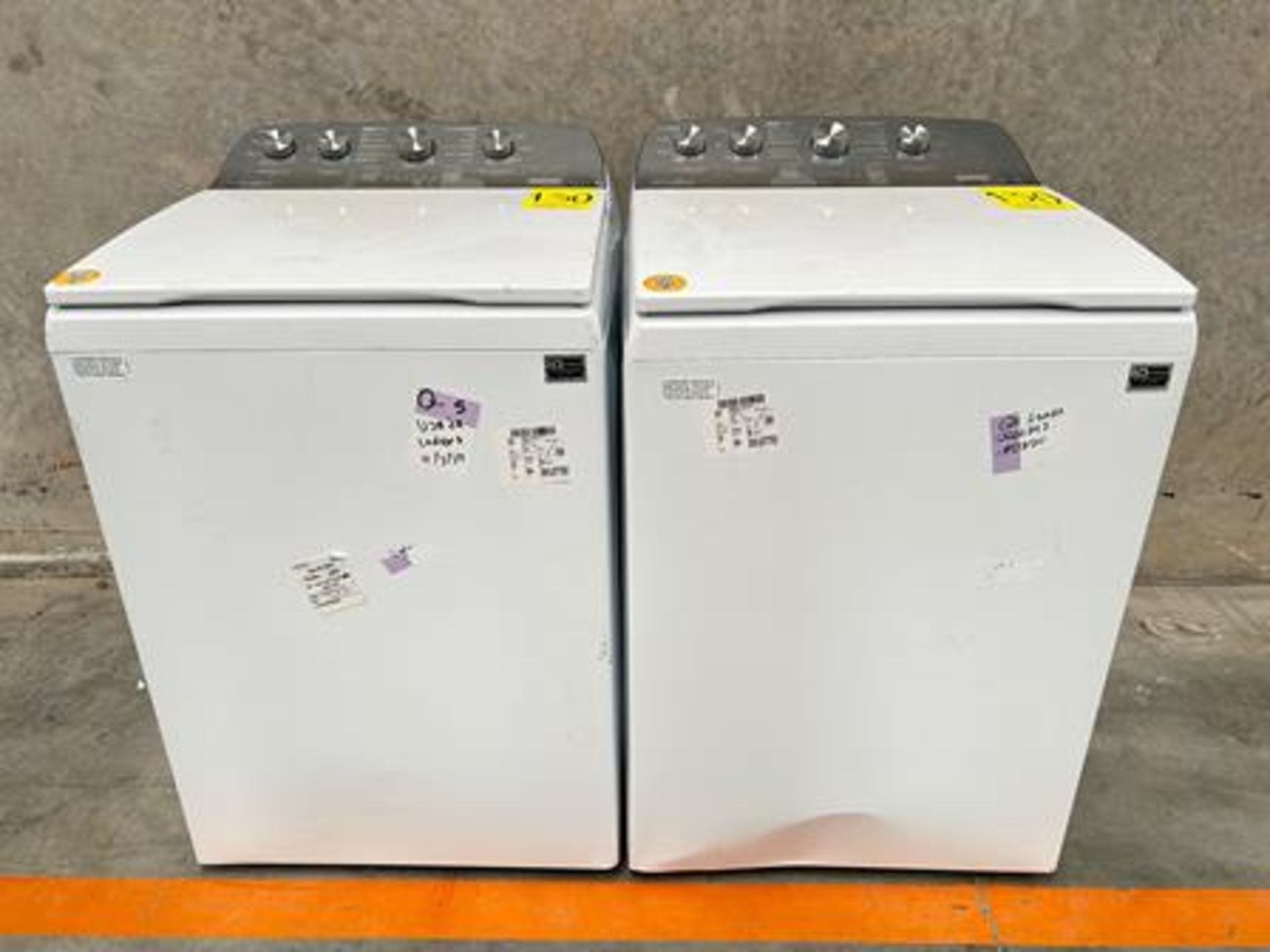 Lote de 2 lavadoras contiene: 1 Lavadora de 22 KG Marca WHIRPOOL, Modelo 8MWTW2224MPM0, Serie 41622
