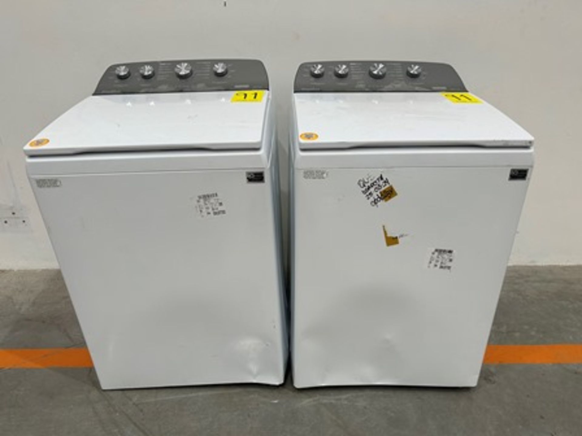 Lote de 2 lavadoras contiene: 1 Lavadora de 20 KG Marca WHIRPOOL, Modelo 8MWTW2024WPM0, Serie 38913