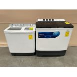 Lote de 2 lavadoras contiene: 1 Lavadora de 22 KG Marca MIDEA, Modelo MT100W220, Serie 00018, Color