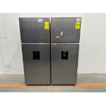 Lote de 2 refrigeradores contiene: 1 refrigerador con dispensador de agua Marca SAMSUNG, Modelo RT4