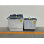 Lote de 2 lavadoras contiene: 1 Lavadora de 18 KG Marca HISENSE, Modelo WSA1801P, Serie 220342, Col