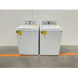 Lote de 2 lavadoras contiene: 1 Lavadora de 18 KG Marca MABE, Modelo LMA78113CBAB01, Serie S90918,