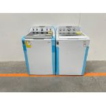 Lote de 2 lavadoras contiene: 1 Lavadora de 22 KG Marca MABE, Modelo LMA72215WBAB10, Serie S02164,