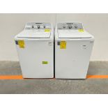 Lote de 2 lavadoras contiene: 1 Lavadora de 18 KG Marca MABE, Modelo LMA78113CBAB01, Serie S74287,