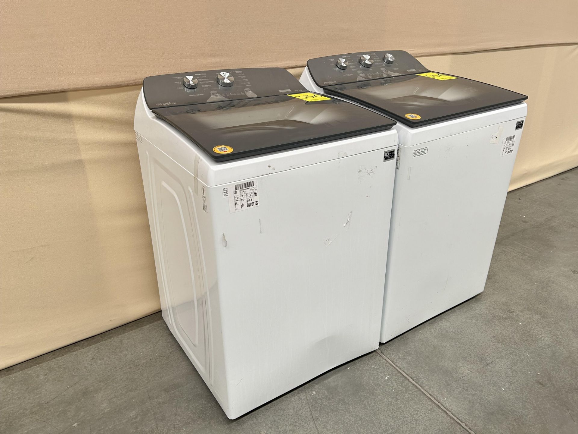 Lote de 2 lavadoras contiene: 1 Lavadora de 20 KG Marca WHIRPOOL, Modelo 8MWTW2023WPM0, Serie 78326 - Image 2 of 6