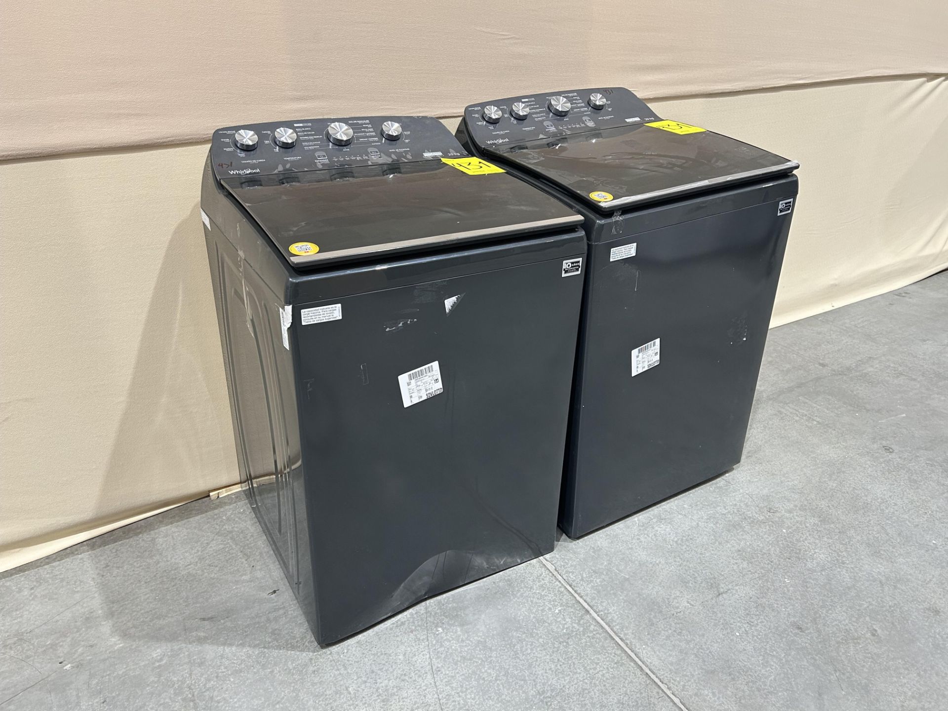 Lote de 2 lavadoras contiene: 1 Lavadora de 20 KG Marca WHIRPOOL, Modelo 8MWTW2024WLG0, Serie 30353 - Image 2 of 9