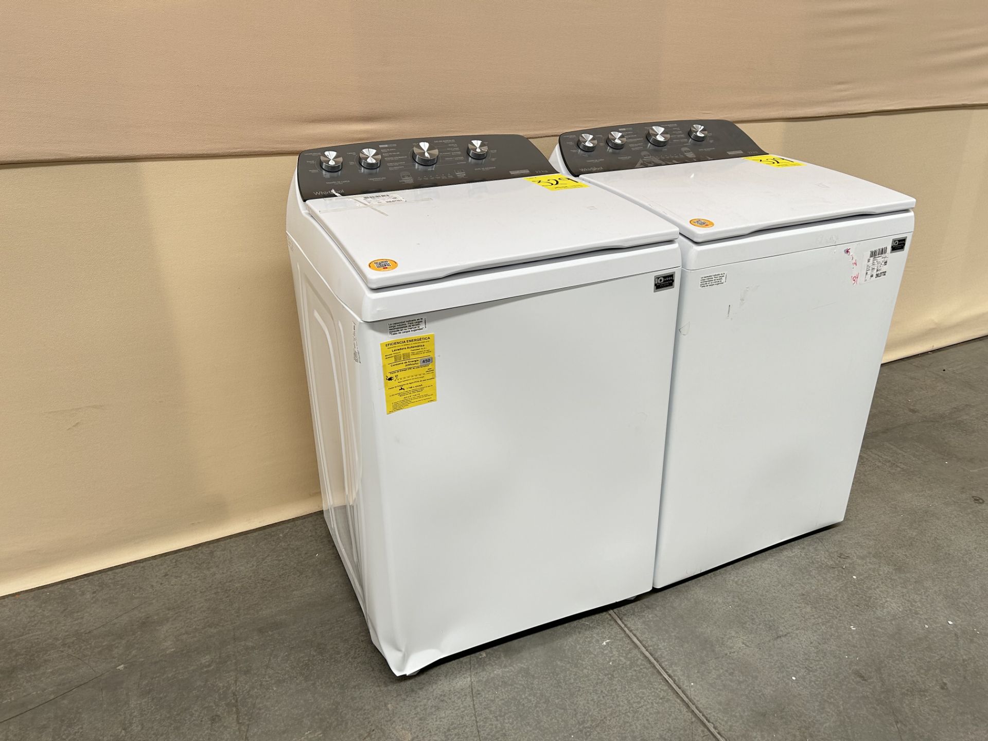 Lote de 2 lavadoras contiene: 1 Lavadora de 22 KG Marca WHIRPOOL, Modelo 8MWTW2224MPM0, Serie 71278 - Image 2 of 6