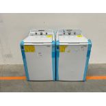 Lote de 2 lavadoras contiene: 1 Lavadora de 17 KG Marca MABE, Modelo LMA77113CBAB04, Serie S91210,