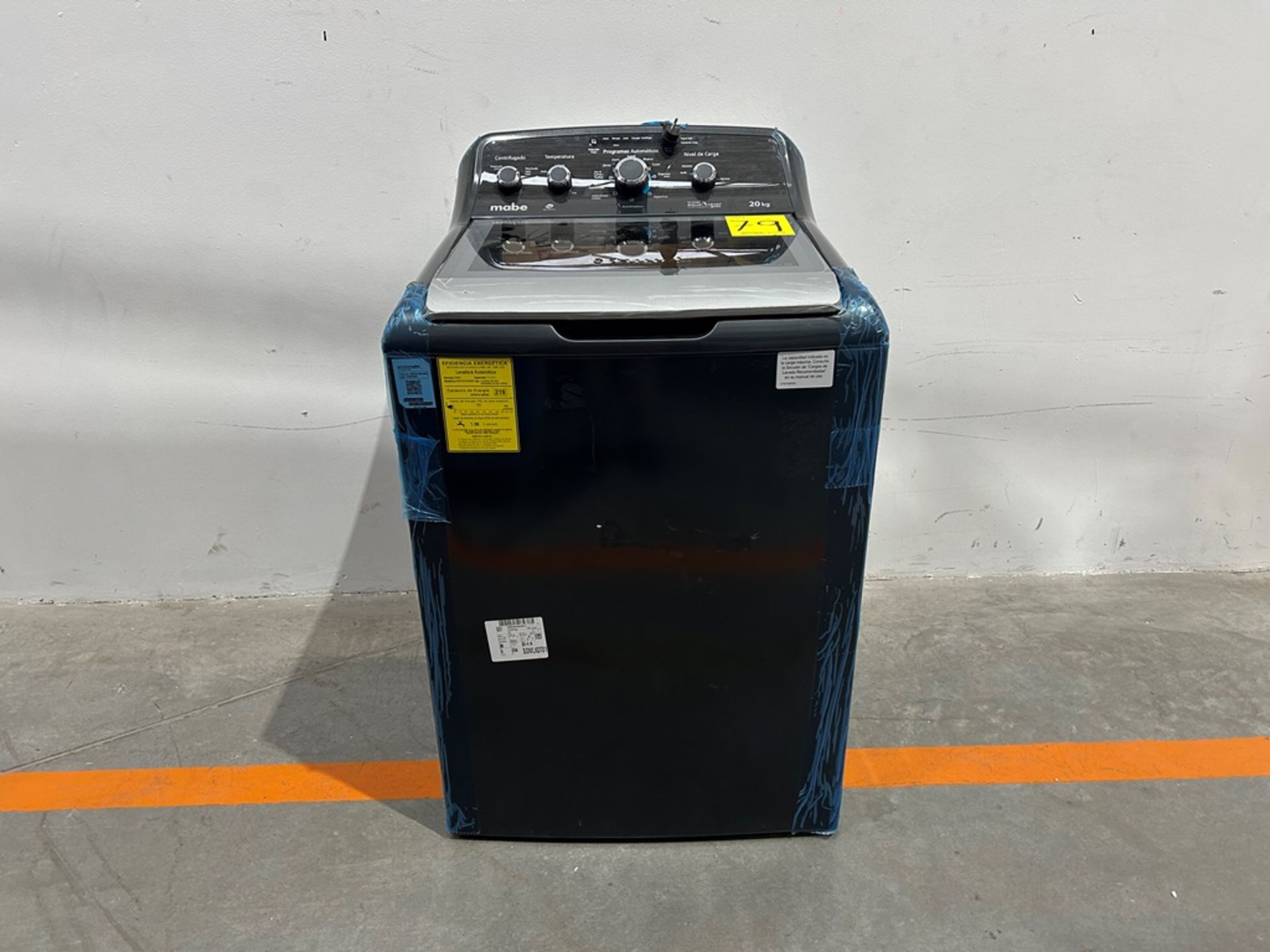 (NUEVO) Lavadora de 20 KG Marca MABE, Modelo LMX70214WDAB00, Serie S10037, Color NEGRO