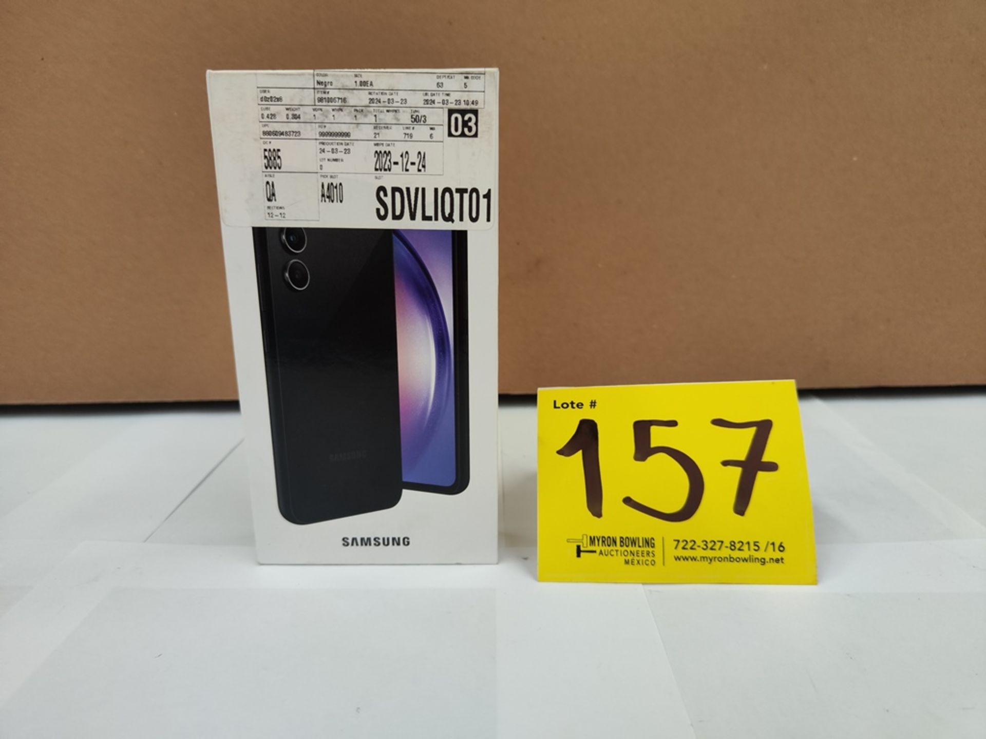 (NUEVO) Celular Marca SAMSUNG, Modelo GALAXY A54, Serie RZCWB0B7JLB, con capacidad de 256 GB, RAM d