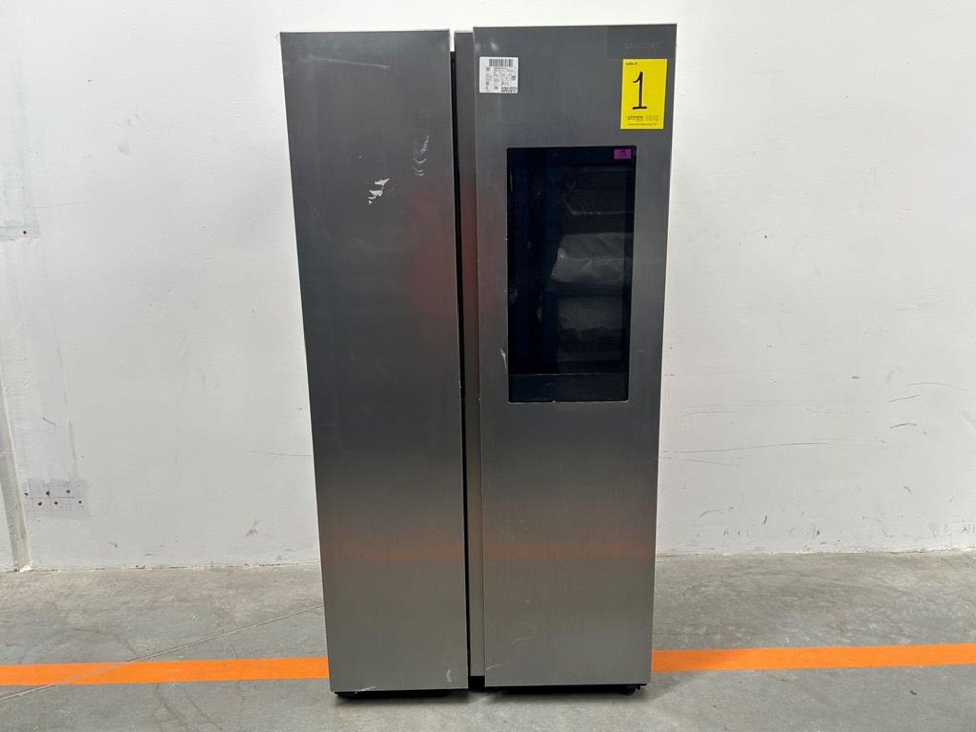 (NUEVO) Refrigerador Marca SAMSUNG, Modelo RS28A5F61S9, Serie 000015V, Color GRIS