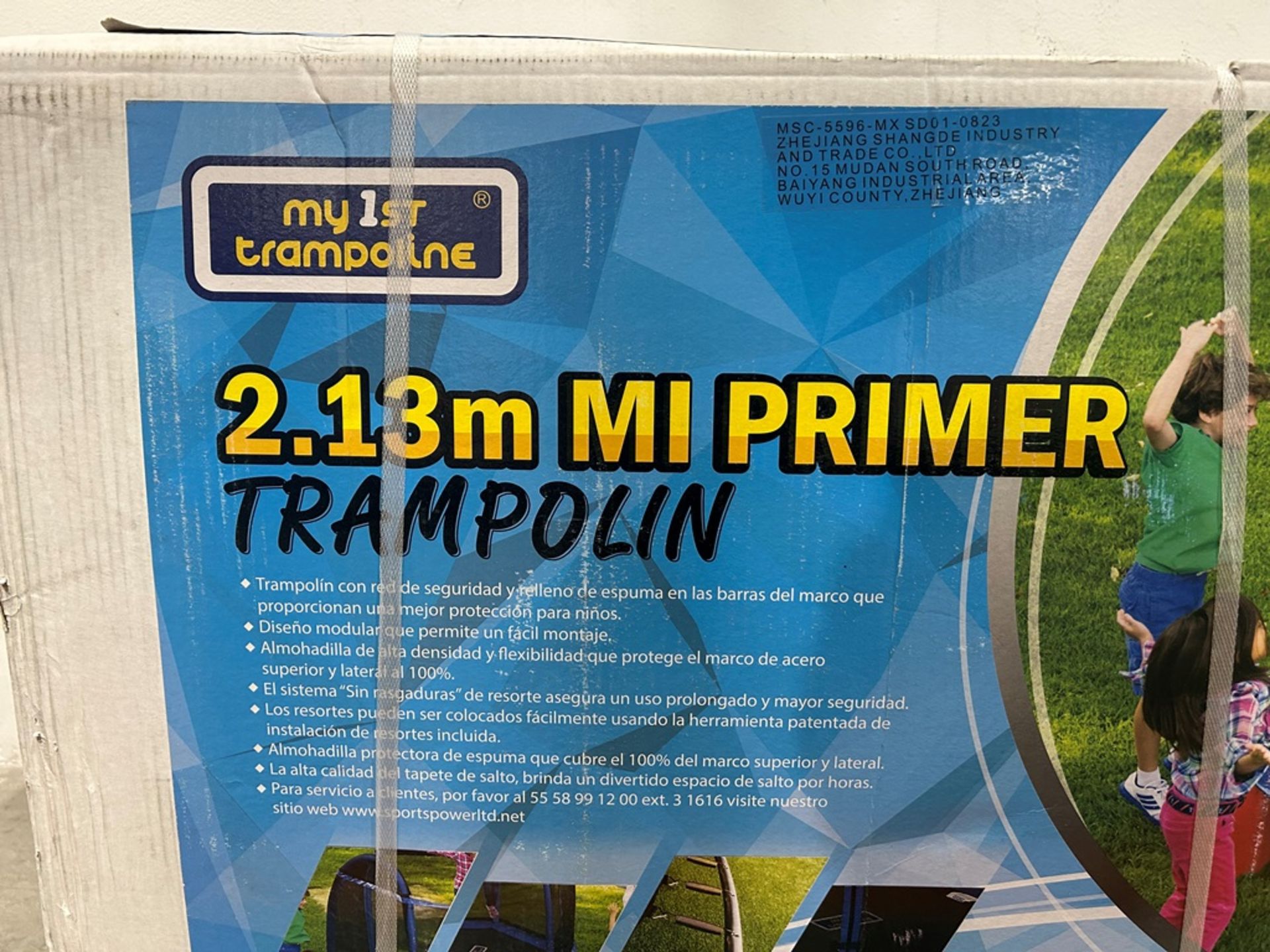 (NUEVO) Lote de 2 trampolines contiene: 1 trampolín de 2.13 m MYFIRST TRAMPOLINE; 1 trampolín de 14 - Image 6 of 11