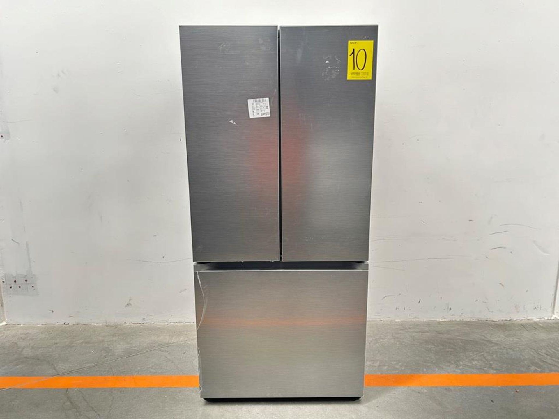(NUEVO) Refrigerador Marca SAMSUNG, Modelo RF25C5151S9, Serie 00004F, Color GRIS