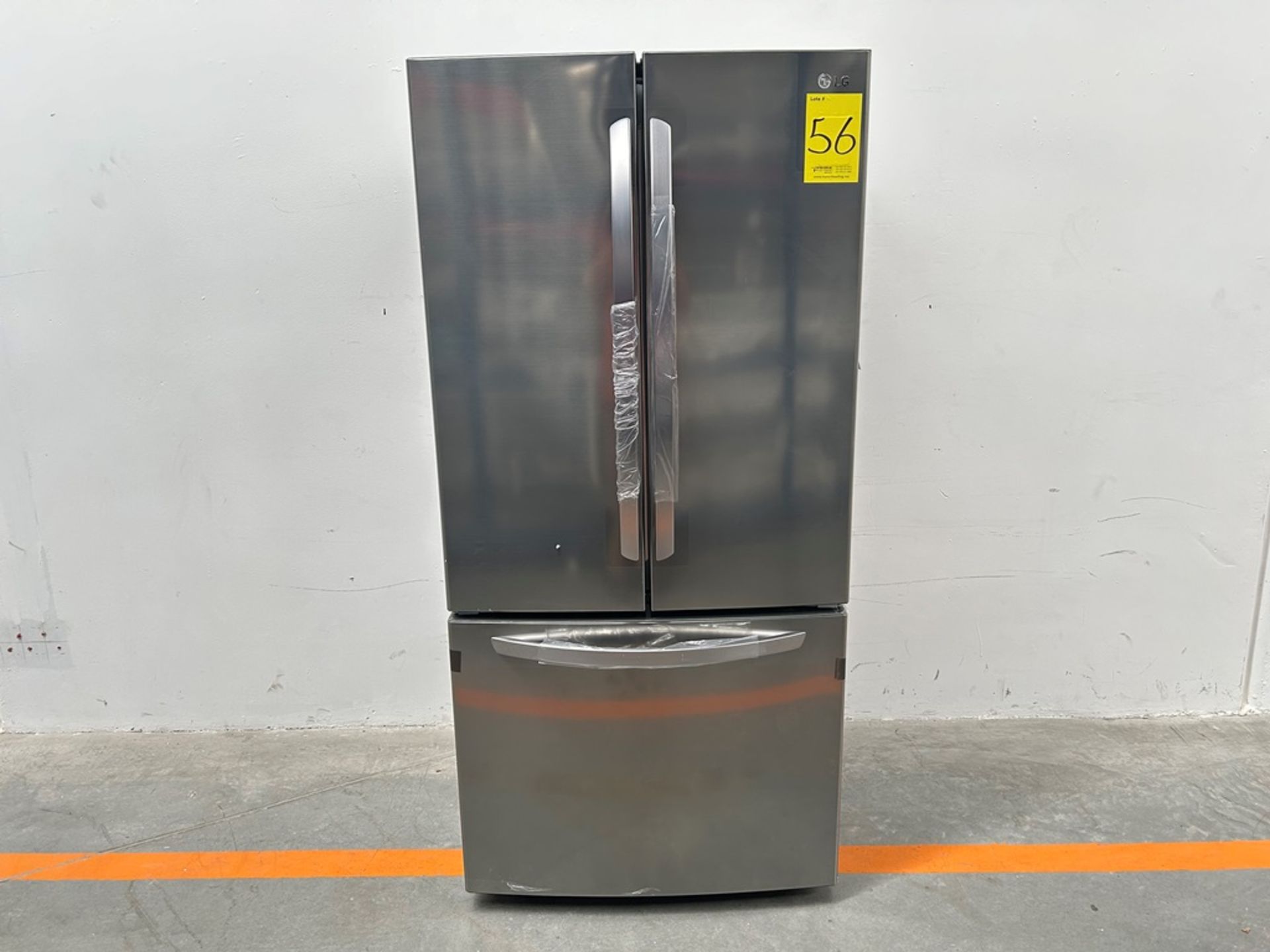 (NUEVO) Refrigerador Marca LG, Modelo GM65BGSK, Serie 25845, Color GRIS