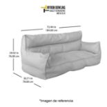 (NUEVO) Puff de tela para interior Marca MEMBERS MARK