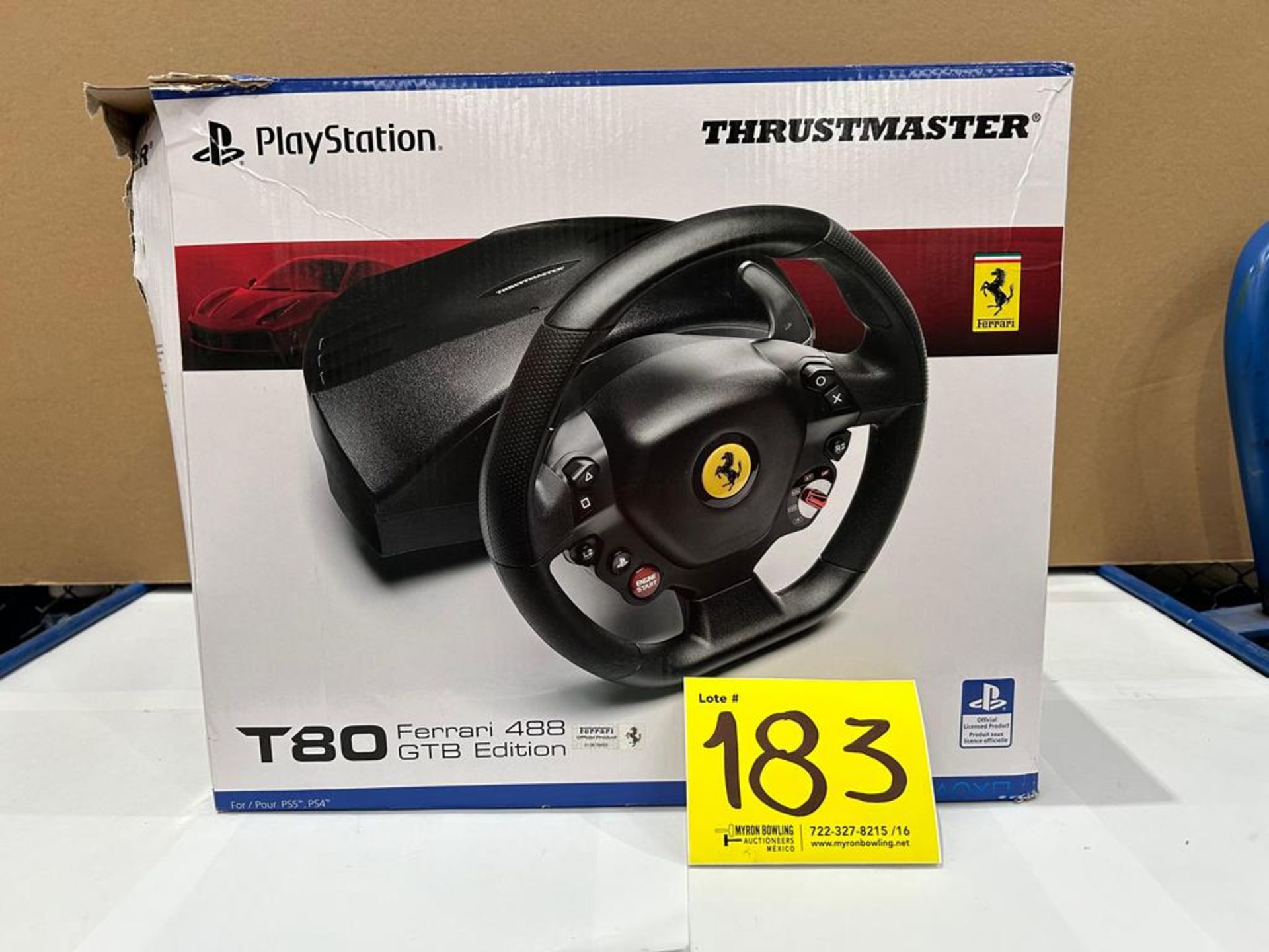 (NUEVO) 1 volante para juegos para PS4/PS5, Modelo FERRARI 488 GTB, Serie 049049