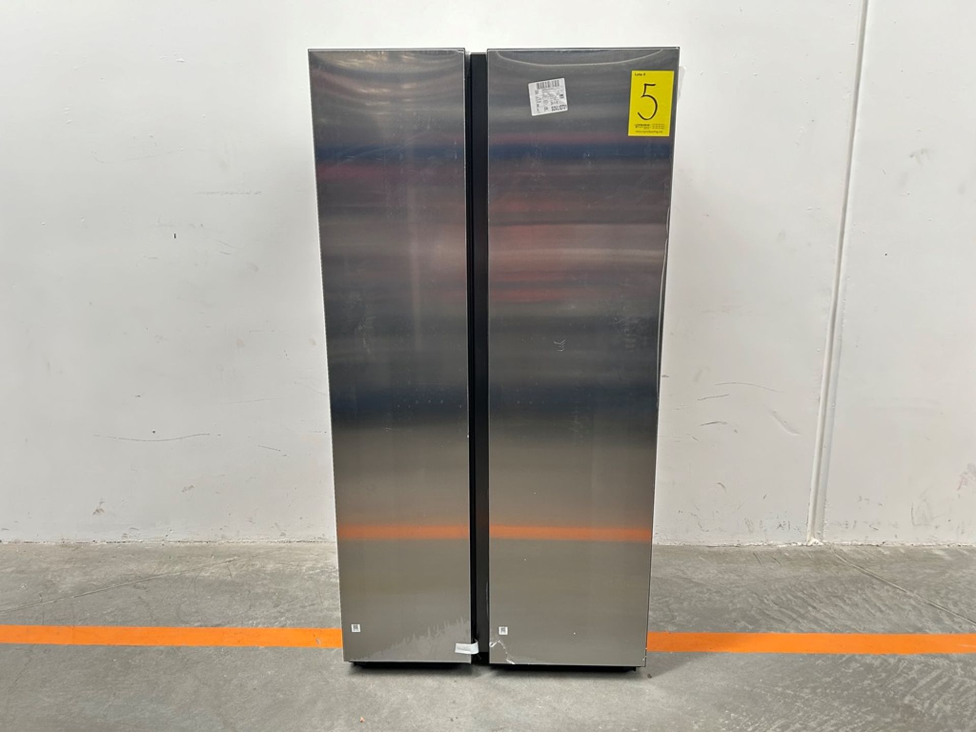 (NUEVO) Refrigerador Marca SAMSUNG, Modelo RS28CB70NAQL, Serie 1071N, Color GRIS