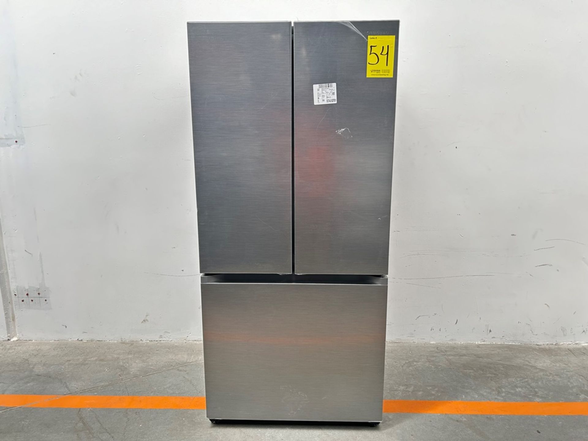 (NUEVO) Refrigerador Marca SAMSUNG, Modelo RF25C5151S9, Serie 00634V, Color GRIS