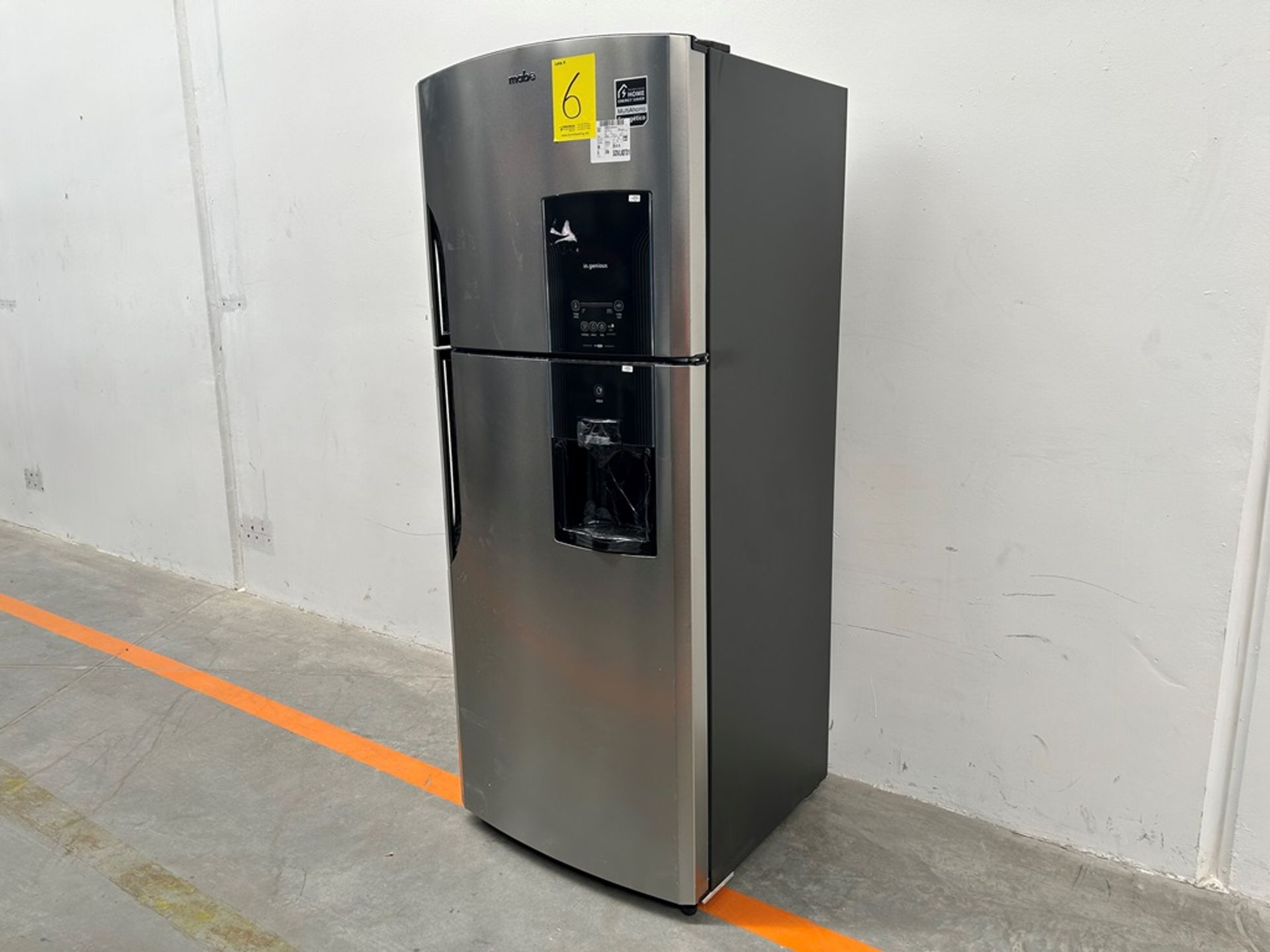 (NUEVO) Refrigerador con dispensador de agua Marca MABE, Modelo RMS510IBMRXA, Serie 04327, Color GR - Image 3 of 11