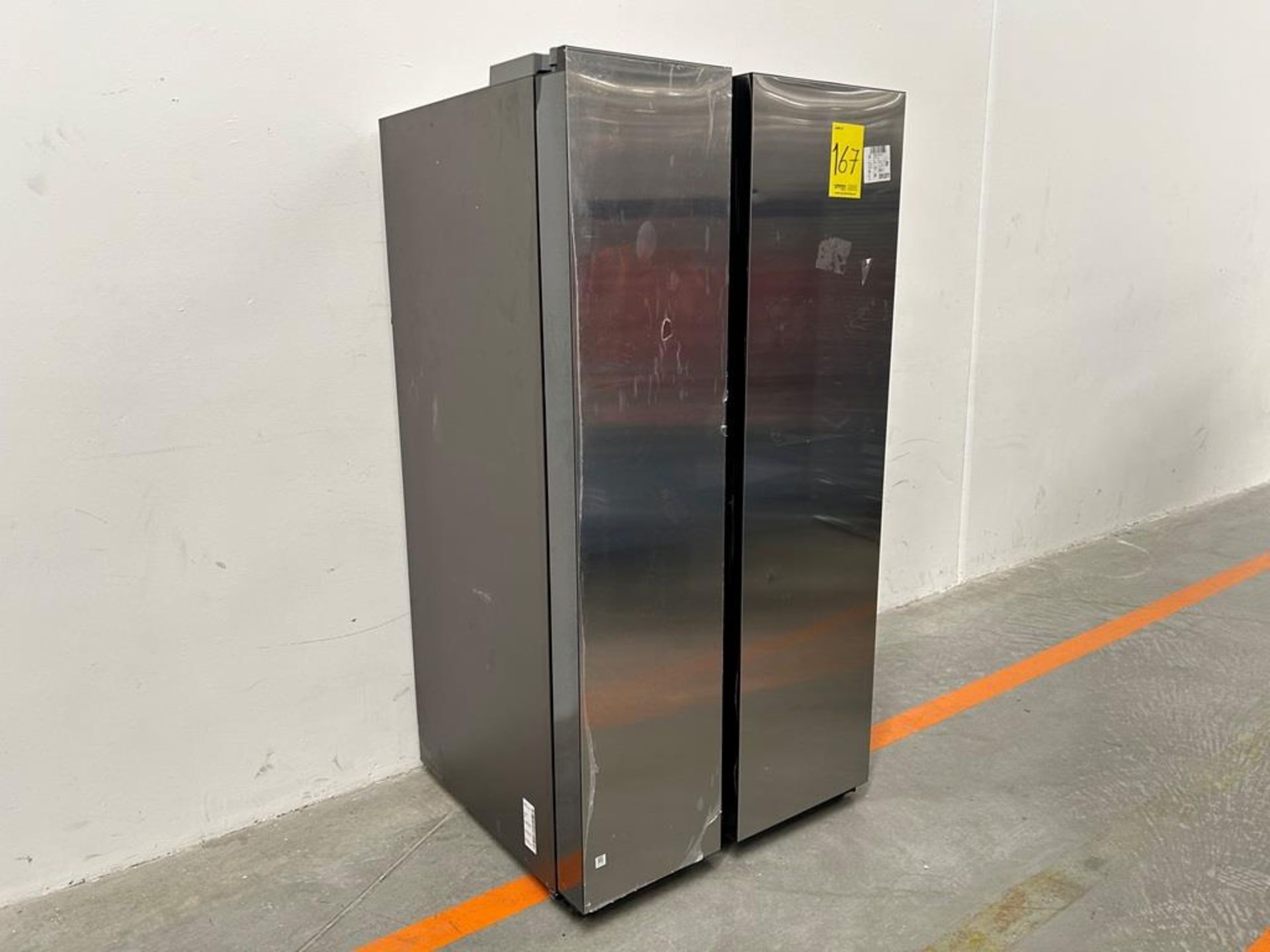 (NUEVO) Refrigerador Marca SAMSUNG, Modelo RS28CB70NAQL, Serie 1057T, Color GRIS (ligeros golpes fr - Image 3 of 9