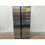 (NUEVO) Refrigerador Marca SAMSUNG, Modelo RS28CB70NAQL, Serie 1057T, Color GRIS (ligeros golpes fr