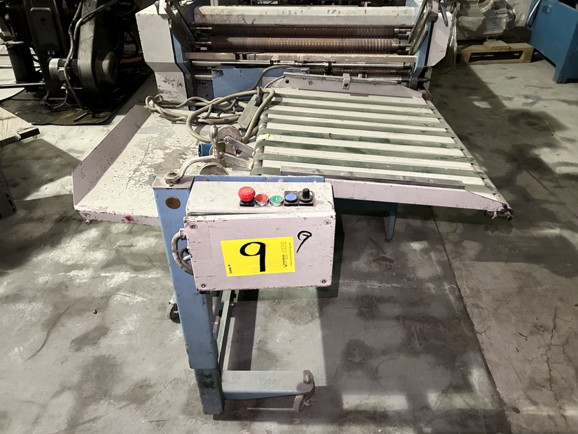 MBO 750 x 1250 MM Format Bending Machine, Model B30, Serial No. G12/10, Year 1984, 220V, 6000 folds - Image 9 of 15