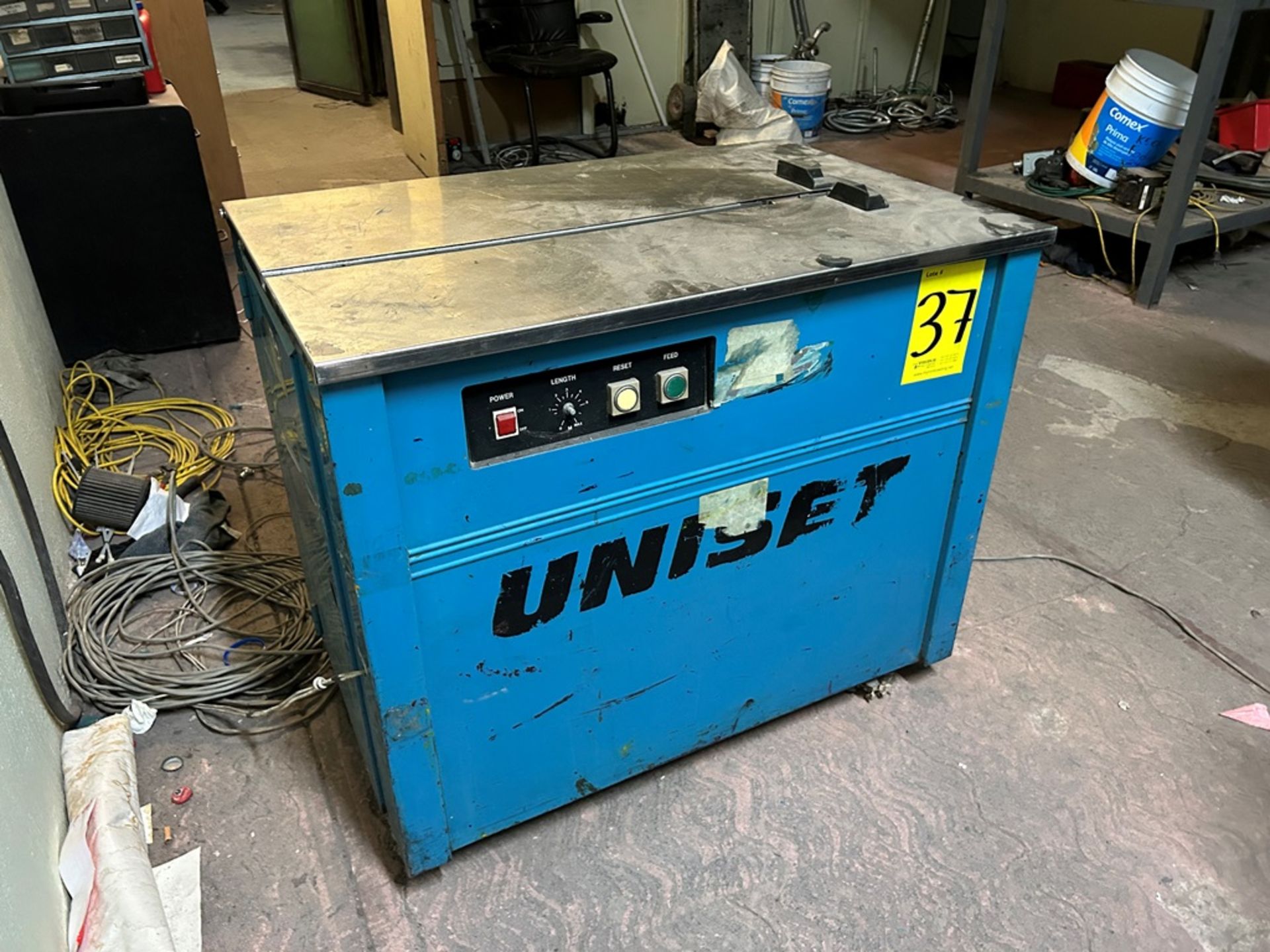 UNISET Strapping machine (plastic strap) , Model ND, Serial No ND, Year ND, 110V, Max. capacity 50 - Image 3 of 6