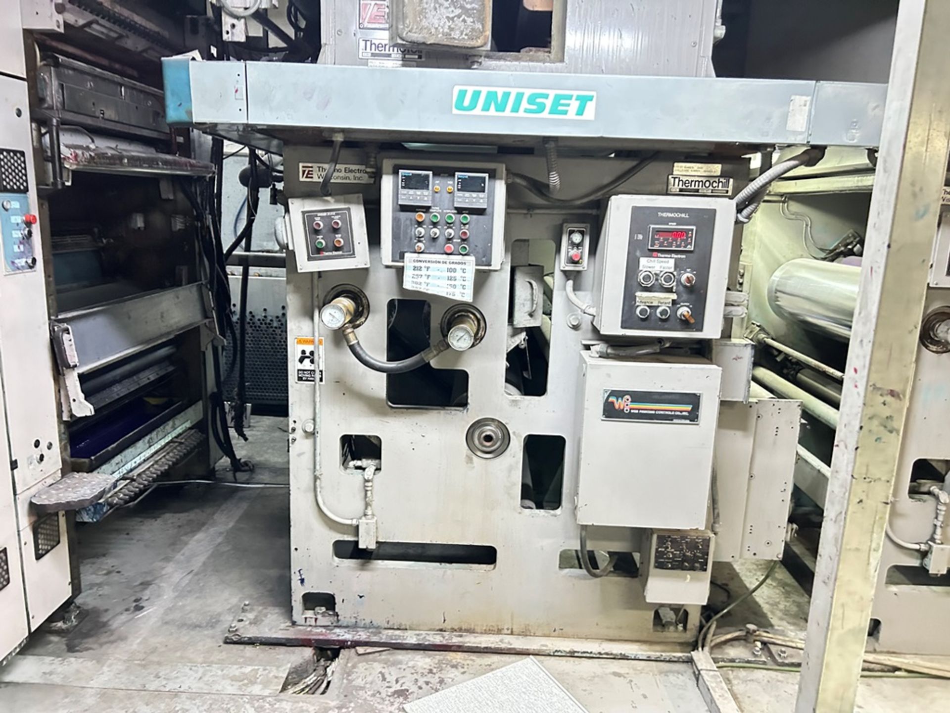 MAN ROLAND rotary printing machine, Model UNISET 60, Serial No. 11191, Year 2000, 400V, consisting - Image 33 of 37