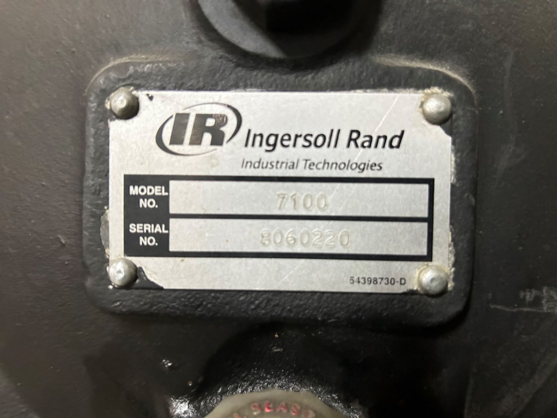 INGERSOLL RAND Air Compressor, Model 7100E15V, Serial No. 811240099, Year 2005, 230/460V, Ingersoll - Image 7 of 10