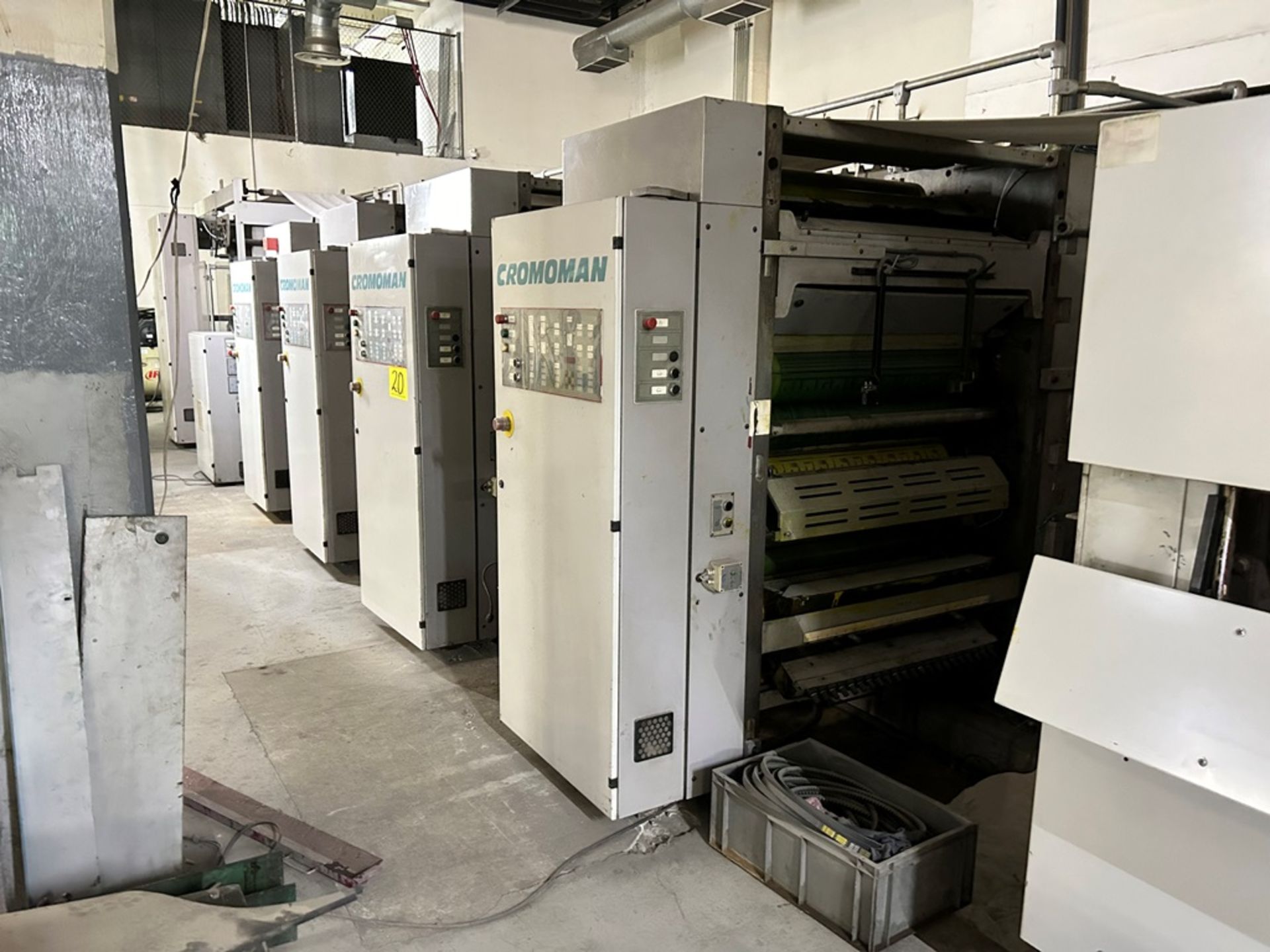 MAN ROLAND rotary printing machine, Model CROMOMAN 45, Serial No. 11163, Year 1999, 400V, Composed - Image 11 of 36