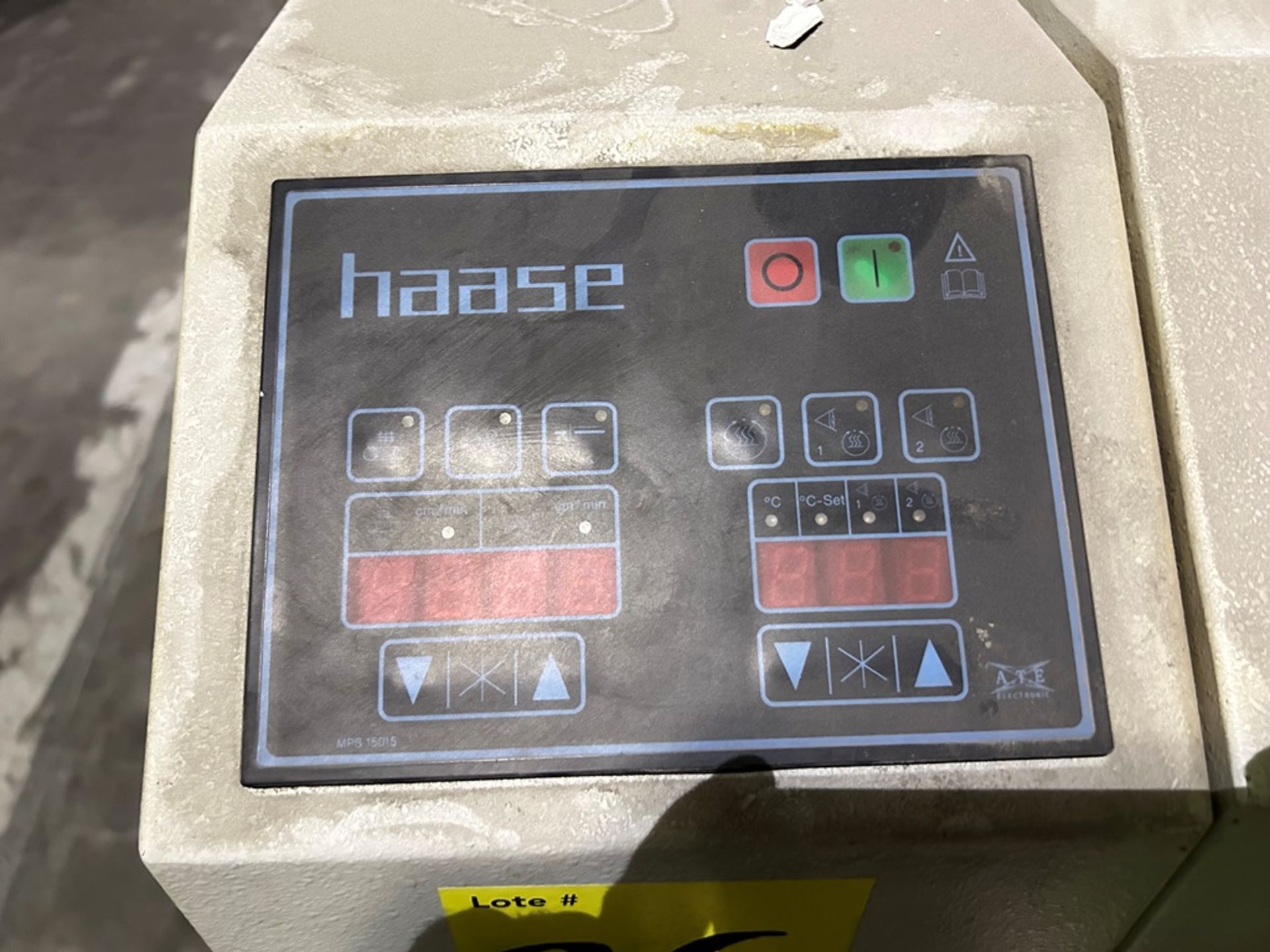 HAASE Plate Baking Machine, Model 0G15, Serial No. 3394, Year 2006, 400V, Heating capacity 14.4 kil - Bild 5 aus 7