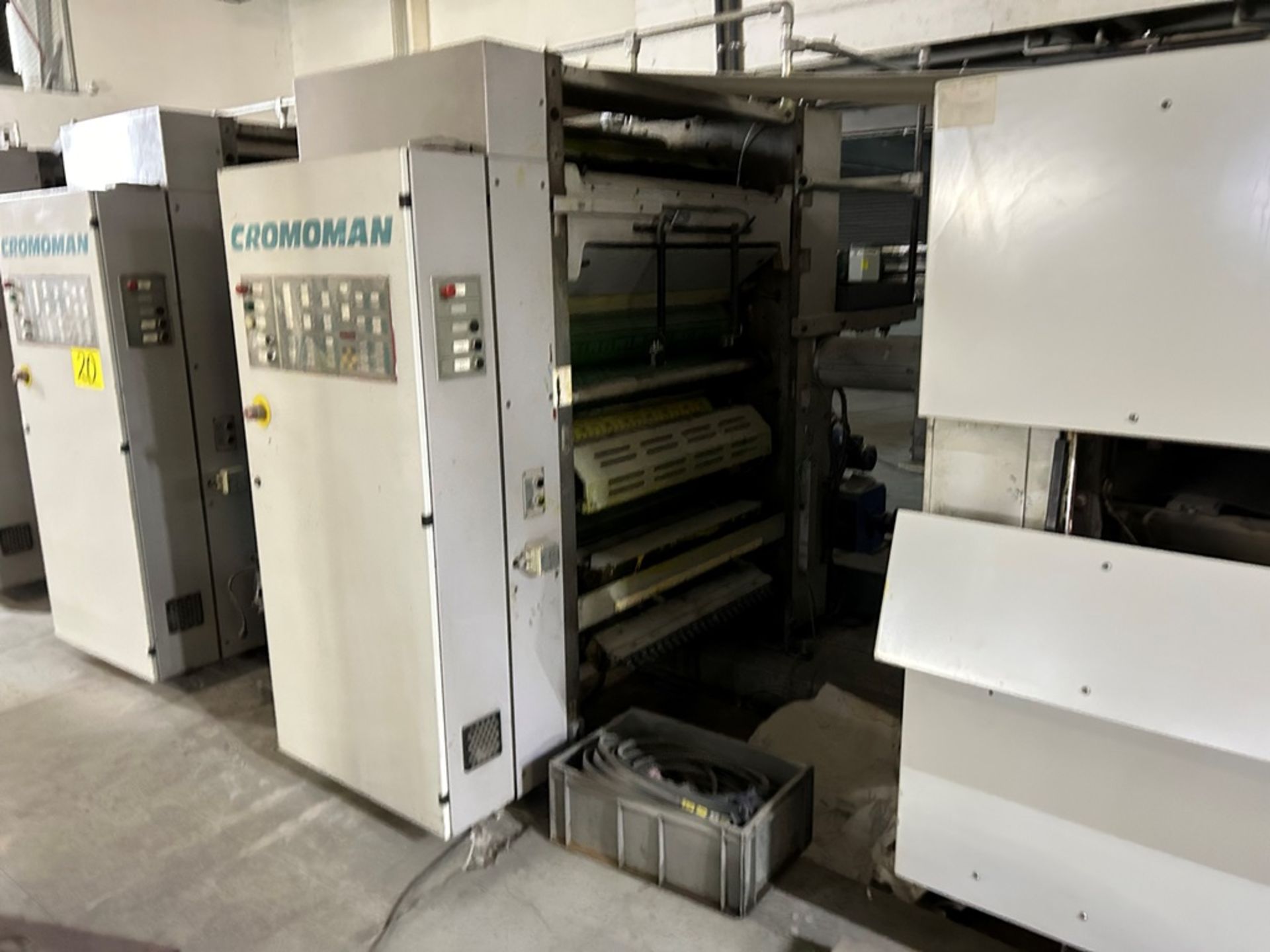 MAN ROLAND rotary printing machine, Model CROMOMAN 45, Serial No. 11163, Year 1999, 400V, Composed - Image 22 of 36