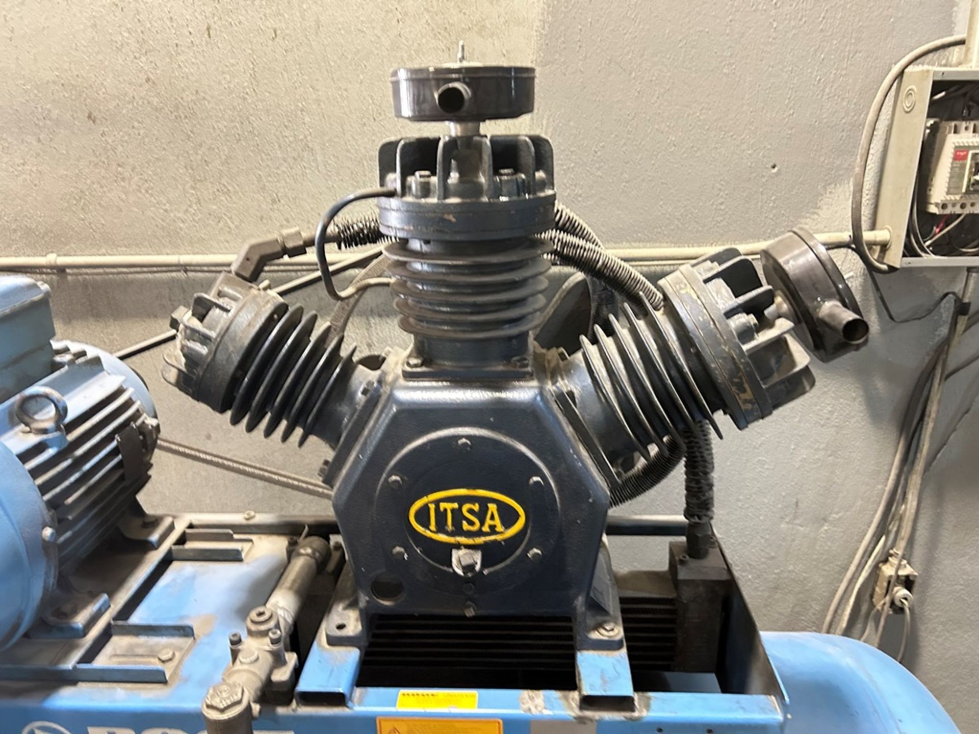 BOGE Air Compressor, Model ND, Serial No. FB48057, Year 2000, 400V, 15 hp Boge motor, pressure 175 - Image 4 of 12