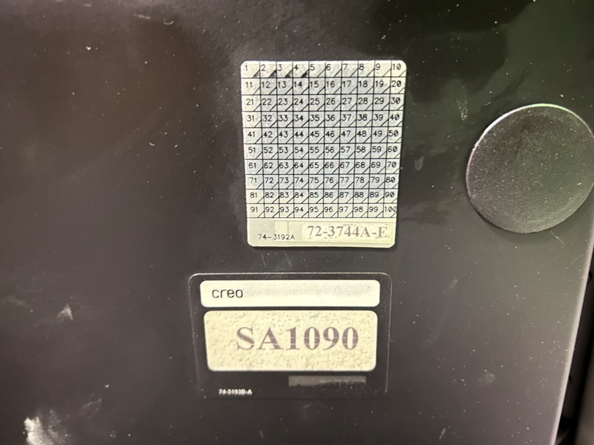 CREO Plate Processor (CTP Filmmaker), Model TSM, Serial No. NM328, Year 2005, 200-240V, Resolution - Image 8 of 9