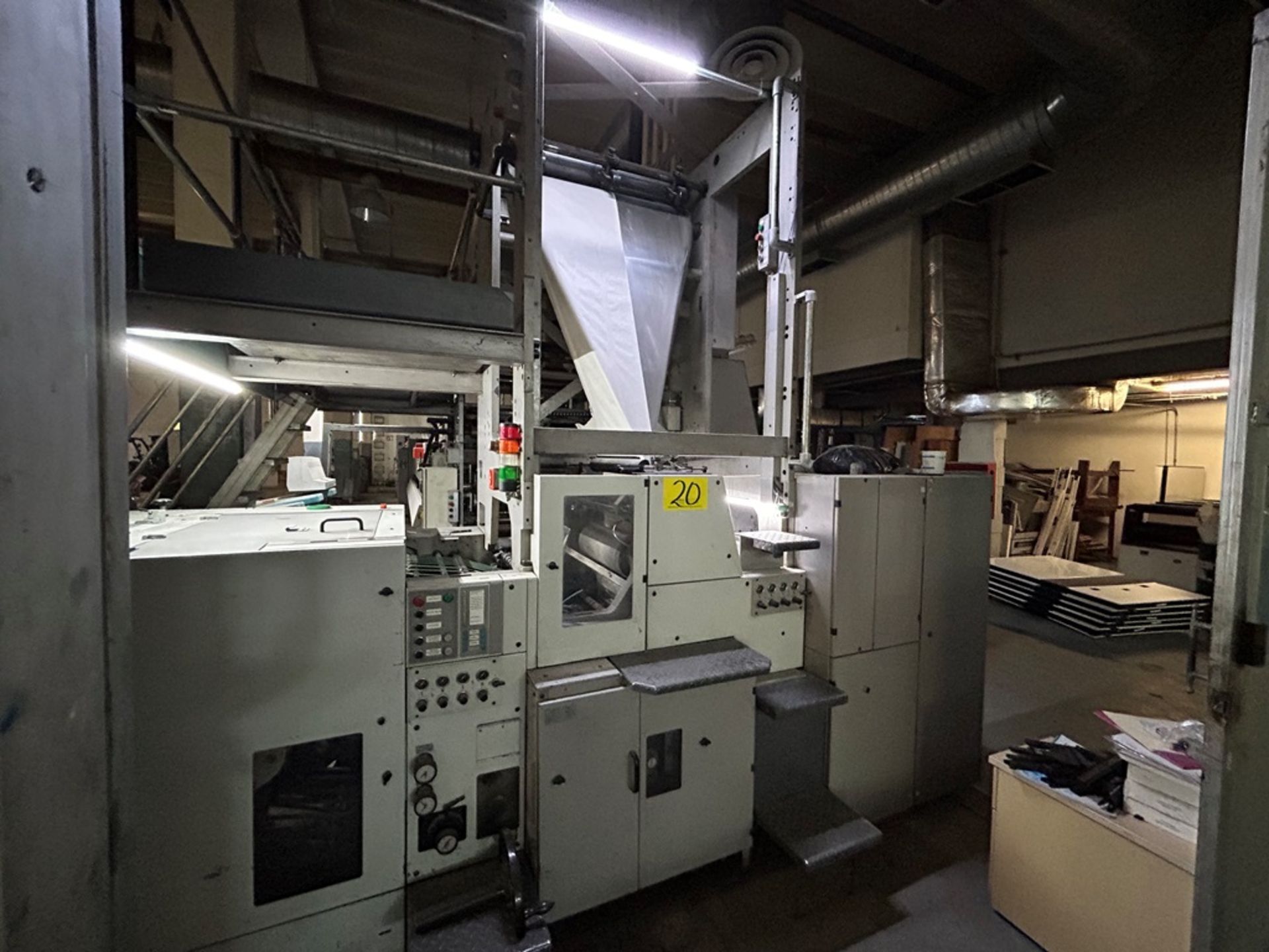MAN ROLAND rotary printing machine, Model CROMOMAN 45, Serial No. 11163, Year 1999, 400V, Composed - Image 4 of 36