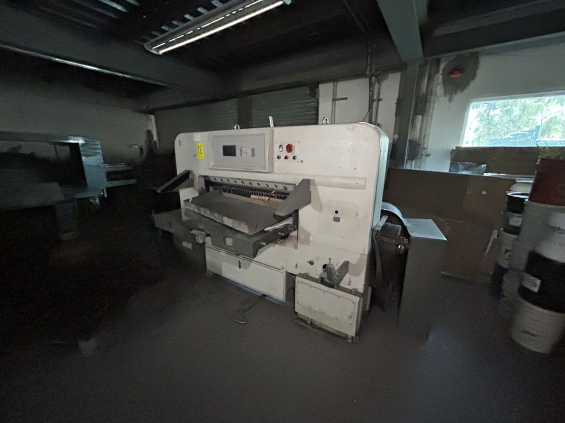 ITOSAN Guillotine, Model QZK-1150M, Serial No. 41989, Year 2014, 220V, Maximum cutting capacity 115 - Image 2 of 8