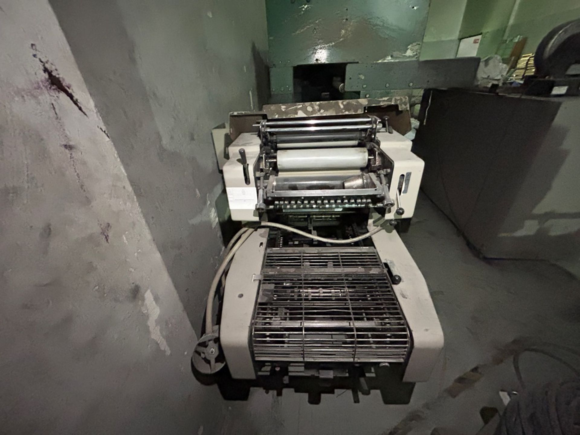 RYOBI flatbed printer, Model 2800CB, Serial No. 17629, Year 1982, 220V, One ink printing. / Impreso - Image 10 of 12