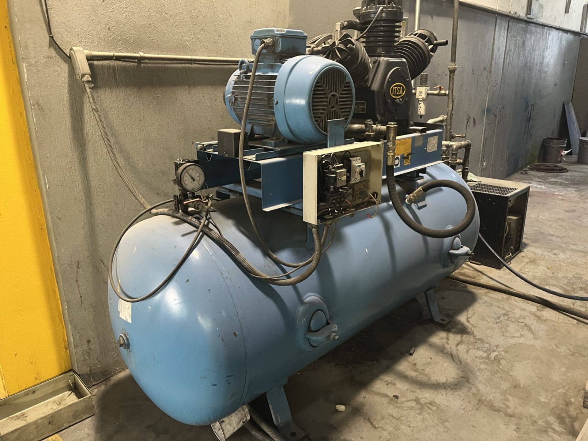 BOGE Air Compressor, Model ND, Serial No. FB48057, Year 2000, 400V, 15 hp Boge motor, pressure 175 - Image 11 of 12