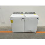 Lote de 2 lavadoras contiene: 1 Lavadora de 22 KG Marca WHIRPOOL, Modelo 8MWTW2224MPM0, Serie 67038