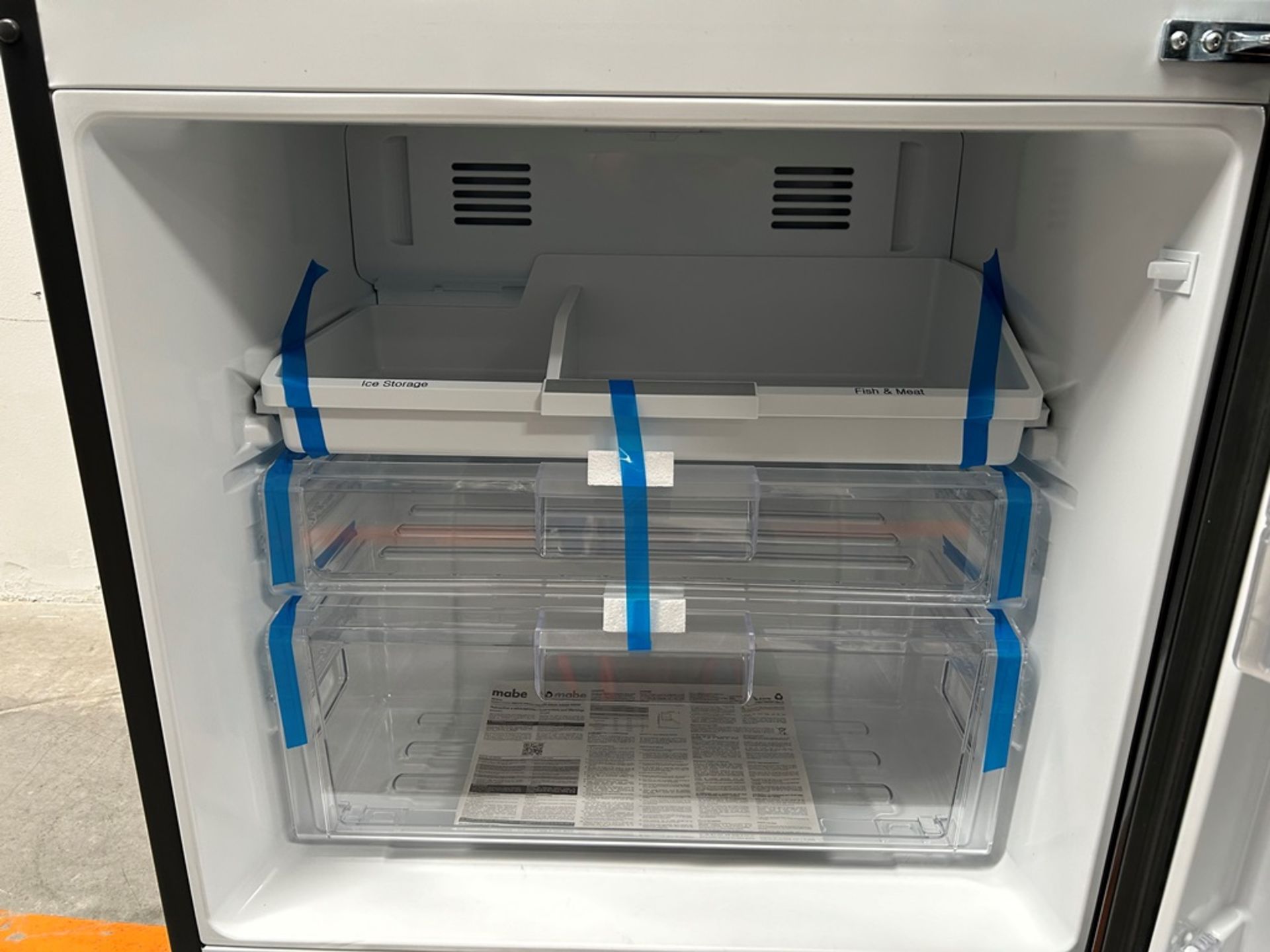 Refrigerador con dispensador de agua Marca MABE, Modelo RMS510IJMRP, Serie 407168, Color NEGRO (Fav - Image 7 of 12