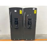 Lote de 2 refrigeradores contiene: 1 refrigerador con dispensador de agua Marca MABE, Modelo RME360