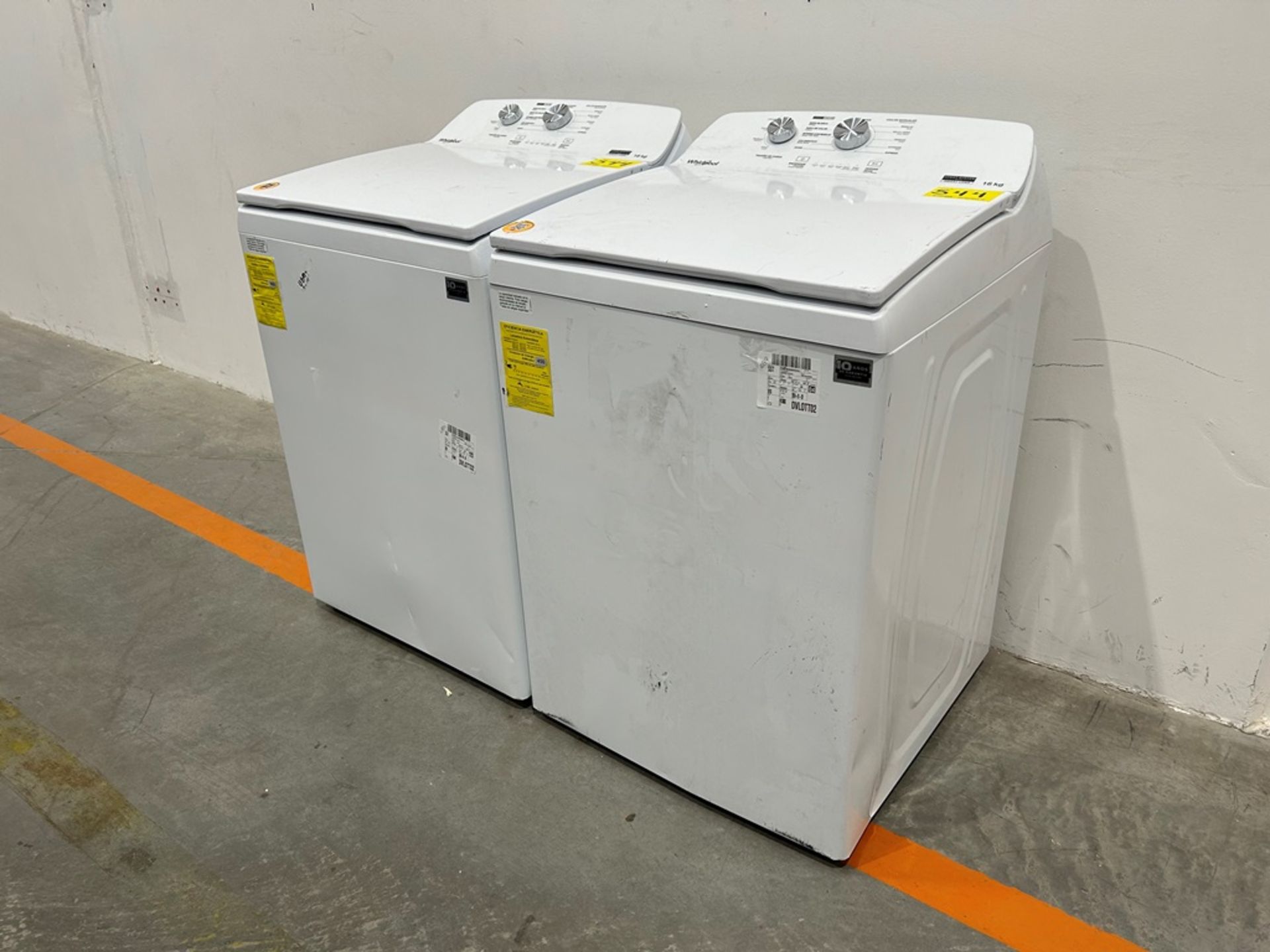 Lote de 2 lavadoras contiene: 1 Lavadora de 16KG Marca WHIRLPOOL, Modelo 8MWTW1612MJQ1 - Image 3 of 10