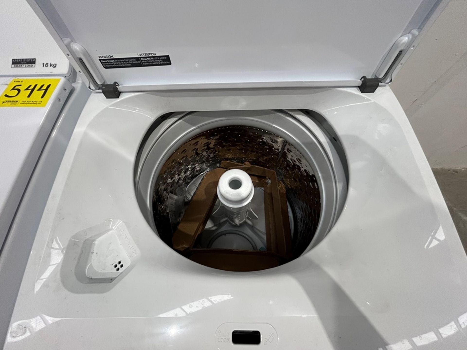 Lote de 2 lavadoras contiene: 1 Lavadora de 16KG Marca WHIRLPOOL, Modelo 8MWTW1612MJQ1 - Image 4 of 10