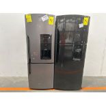 Lote de 2 refrigeradores contiene: 1 refrigerador con dispensador de agua Marca MABE, Modelo RMS510
