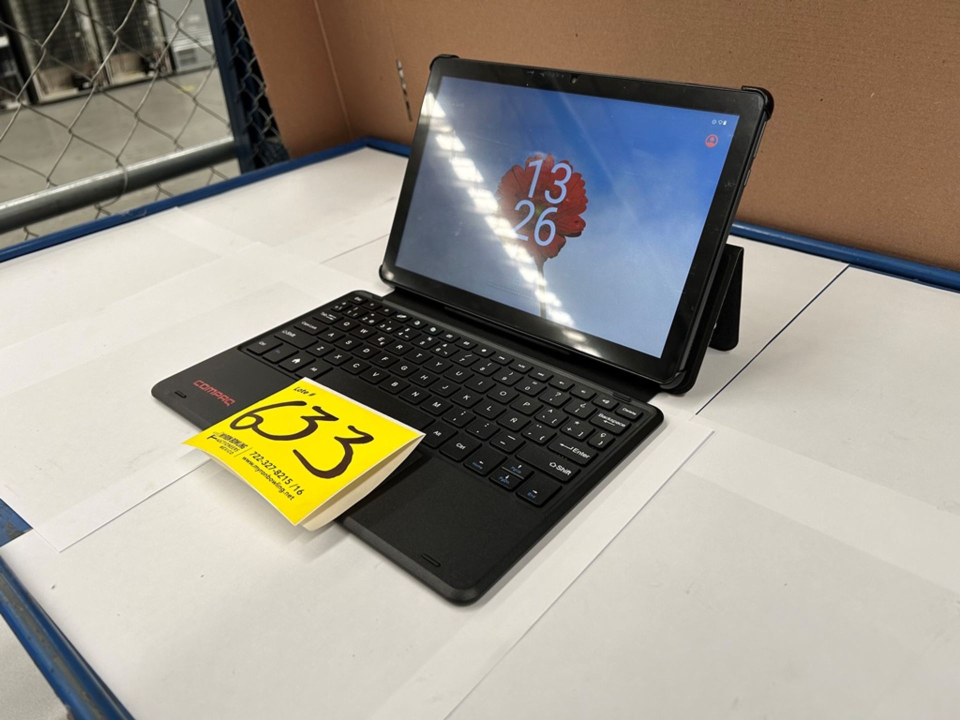 Tablet con teclado Marca COMPAQ, Modelo QTAB 10.1, 64 GB de almacenamiento, RAM de 4 GB (Equipo de - Image 2 of 8
