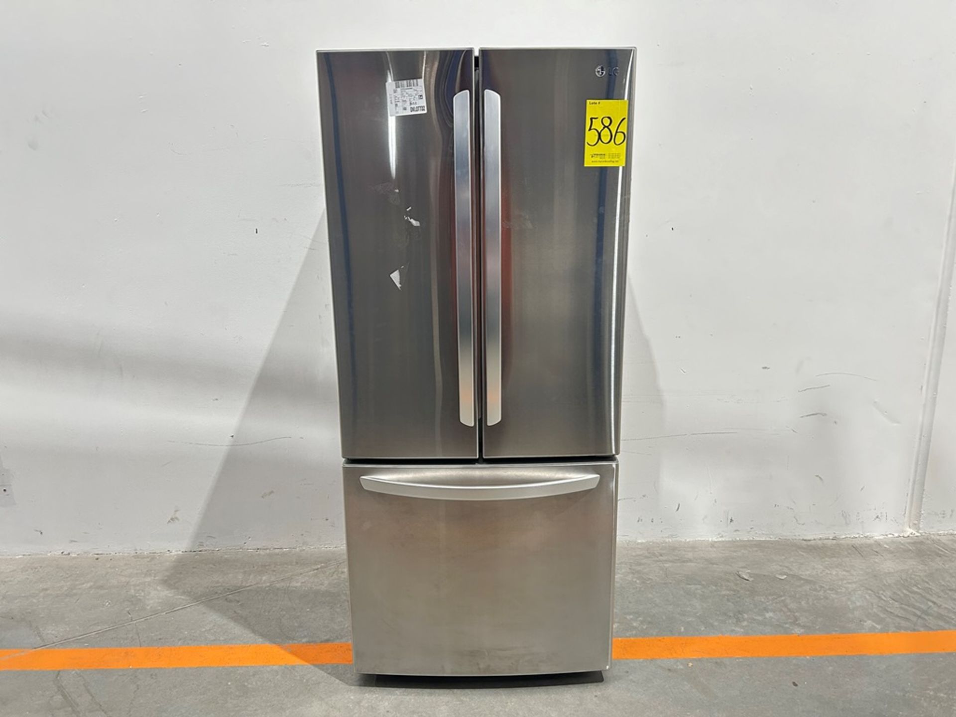 Refrigerador Marca LG, Modelo GF22BGSK, Serie 49652, Color GRIS (Favor de inspeccionar)
