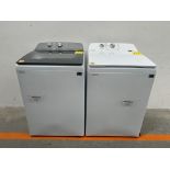 Lote de 2 lavadoras contiene: 1 Lavadora de 18 KG, Marca WHIRPOOL, Modelo 8MWTW1812WPM0, Serie 4664