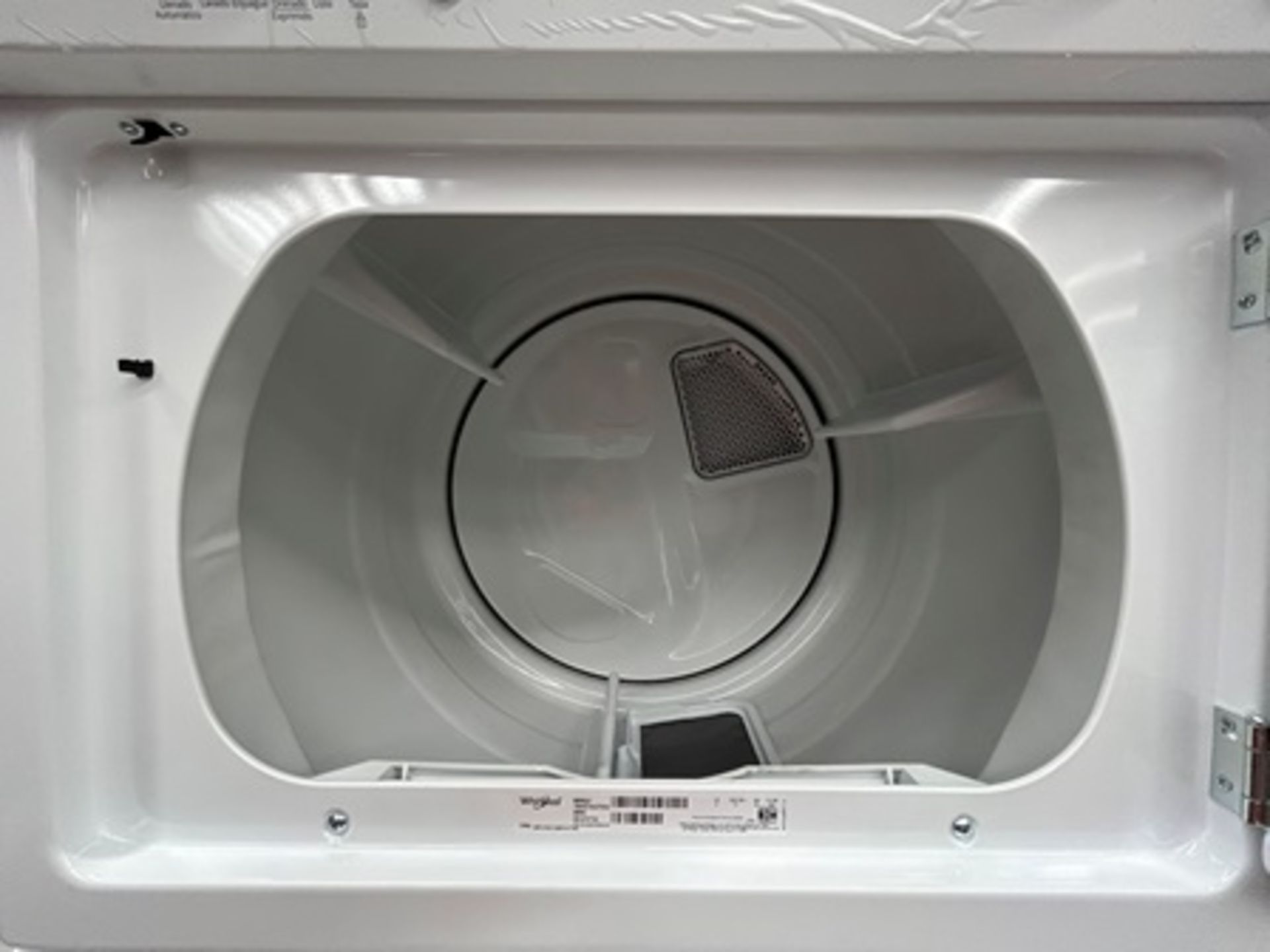 Centro de Lavado Marca WHIRLPOOL, Modelo 7MWET4027HW2, Serie 707720, Color BLANCO (Equipo de devolu - Image 5 of 9