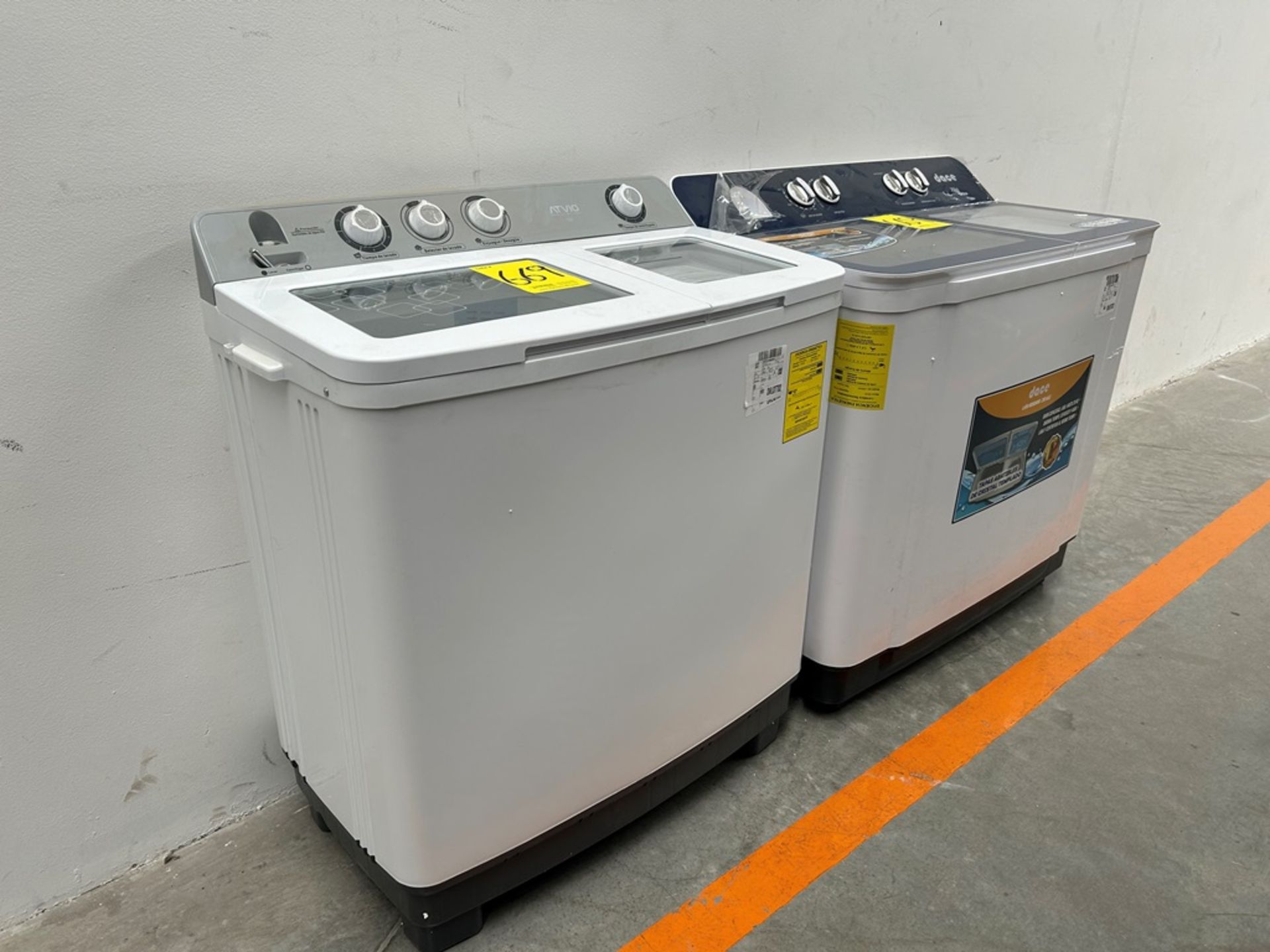 Lote de 2 lavadoras contiene: 1 Lavadora de 20 KG, Marca DACE, Modelo LS2002C, Serie 9669, Color BL - Image 3 of 8